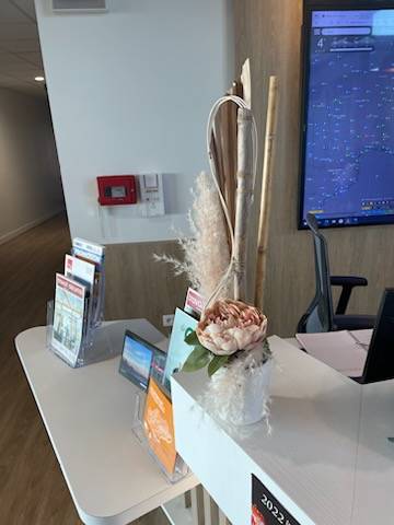 Décoration florale pour un événement d'entreprise à Colombiers