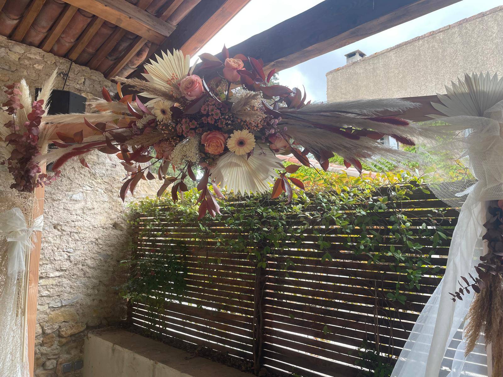 Mariage, décoration florale