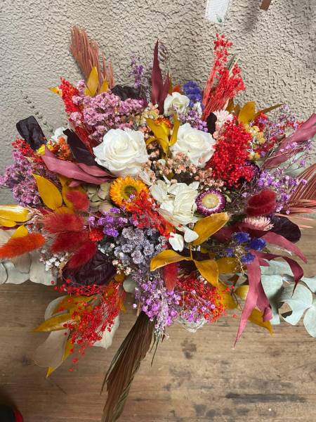 Fleurs séchées, idée cadeau pour la Fête des mamans